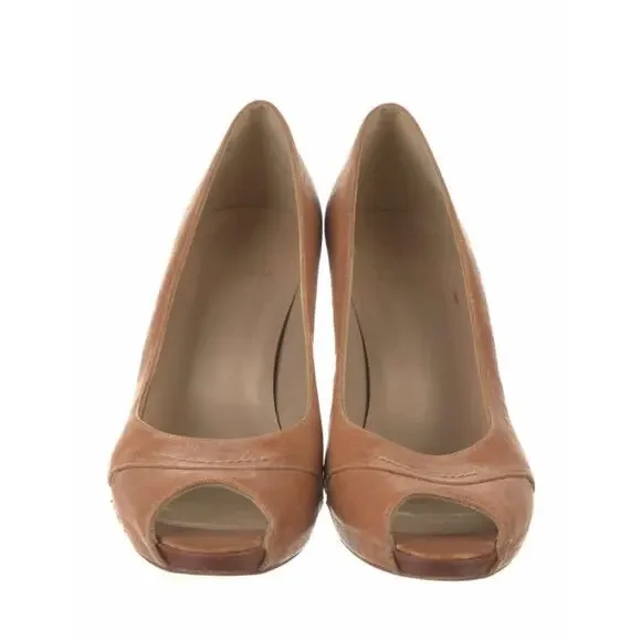 Stuart Weitzman Leather Pumps Size 8 - Picture 3 of 5